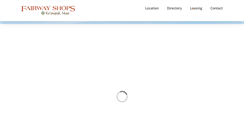 Desktop Screenshot of fairwayshops.com